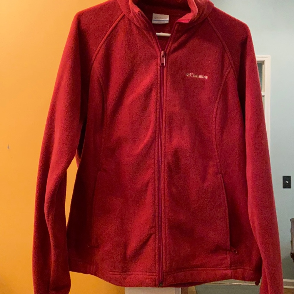 Men’s full zip Columbia fleece jacket
